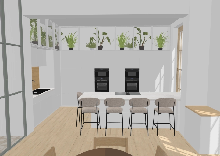 Scandinave, Cuisine, 3D d'ambiance