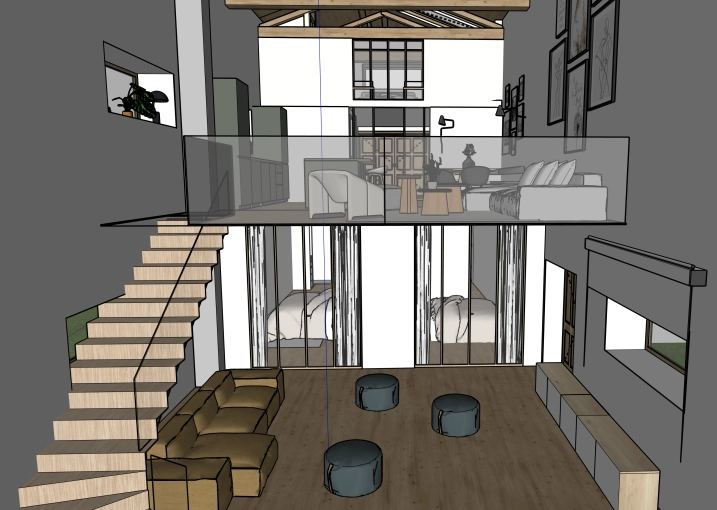 Maison individuelle, Scandinave, Projet complet