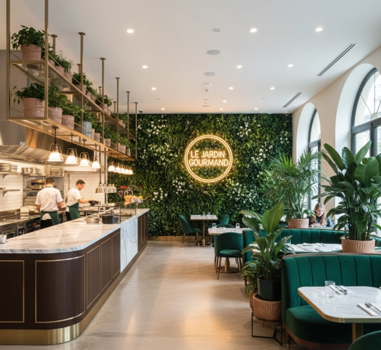 Industrial, Bohemian, Contemporary, Scandinavian, Restaurant, Chic, Nature, Consultation Visit, Full Project, Energy renovation, Creation of exclusive furniture, Shopping list, 3D ambiance, Plan, Renovation