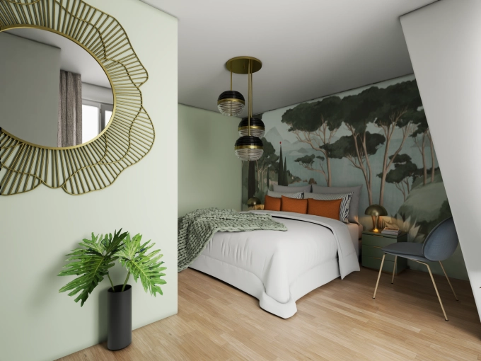 Bohemian, Contemporary, Scandinavian, Room, Chic, Wabi-sabi, Consultation Visit, Full Project, Creation of exclusive furniture, Shopping list, 3D ambiance, Plan, Renovation