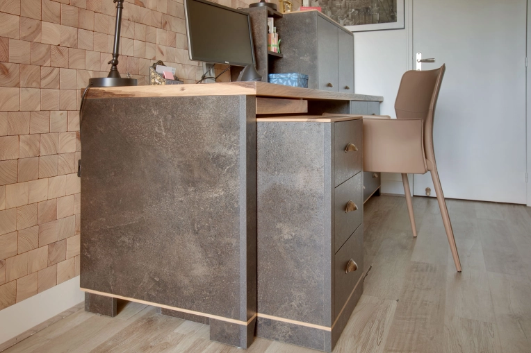 Industrial, Contemporary, Chic, Office, Consultation Visit, Full Project, Creation of exclusive furniture, Shopping list, 3D ambiance, Plan, Renovation