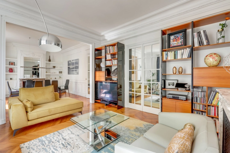 Contemporary, Chic, Living room, Consultation Visit, Creation of exclusive furniture, Shopping list, 3D ambiance, Renovation