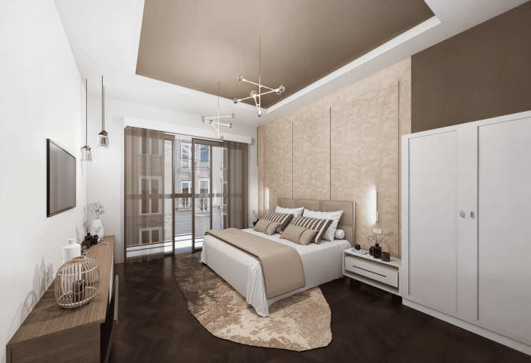 Hotel, Full Project, Energy renovation, Creation of exclusive furniture, Shopping list, 3D ambiance, Plan, Renovation