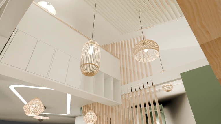 Minimalist, Scandinavian, Kitchen, Nature, Consultation Visit, Full Project, 3D ambiance, Plan