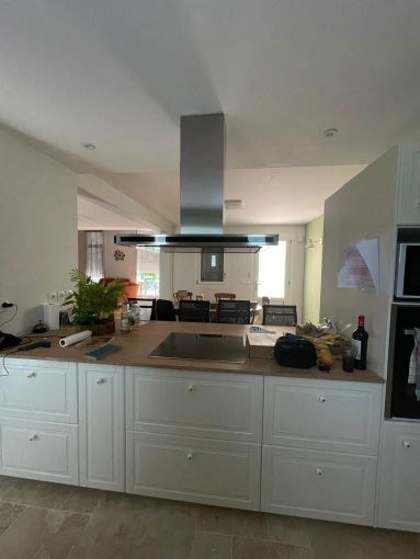 Rustic, Vintage, Kitchen, Nature, Full Project, Creation of exclusive furniture, 3D ambiance, Plan, Renovation