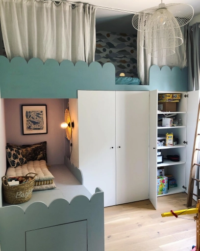 Scandinavian, Room, Consultation Visit, Creation of exclusive furniture, Shopping list, 3D ambiance, Plan