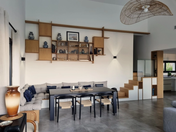 Home, Minimalist, Contemporary, Nature, Full Project, Creation of exclusive furniture, Shopping list, 3D ambiance, Plan, Renovation