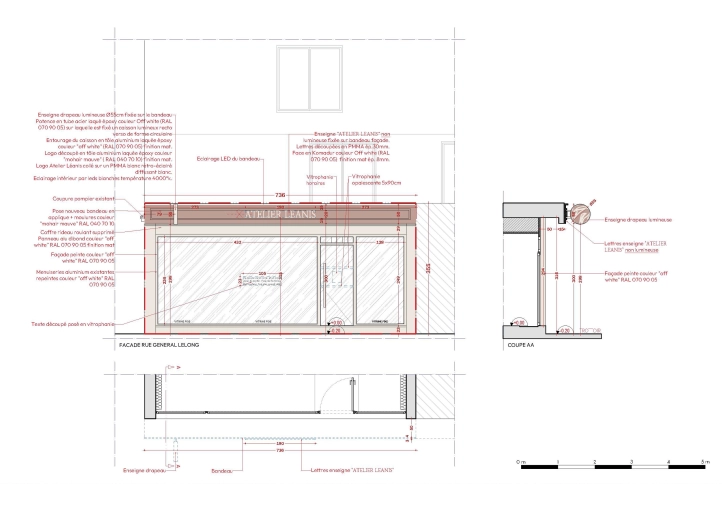 Contemporary, Buildings Open to the Public, Chic, Full Project, Shopping list, 3D ambiance, Plan, Renovation