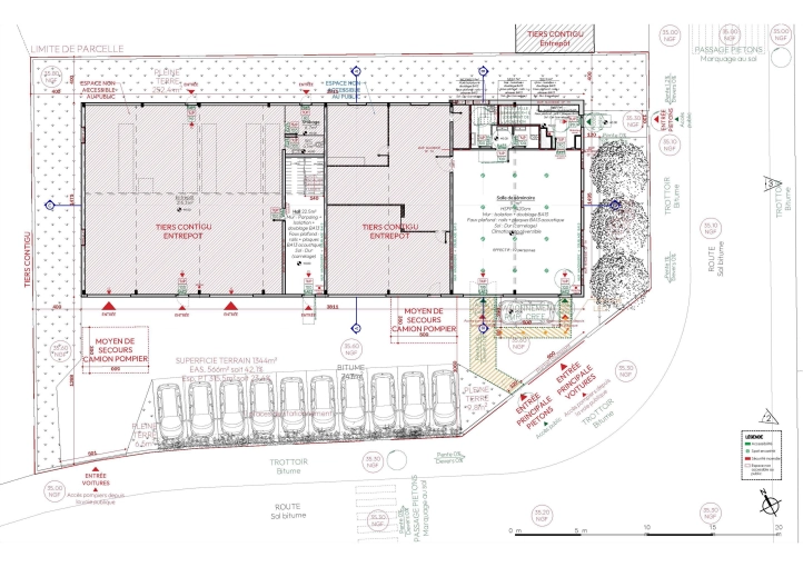 Commercial Buildings, Full Project, Plan, Renovation