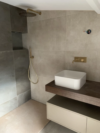 Bathroom, Full Project, Creation of exclusive furniture, 3D ambiance, Plan, Renovation