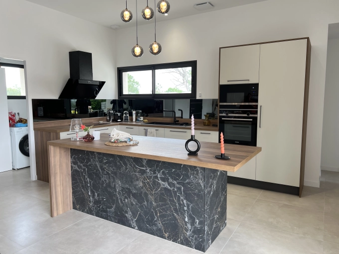 Kitchen, Remote Coaching, 3D ambiance, Plan