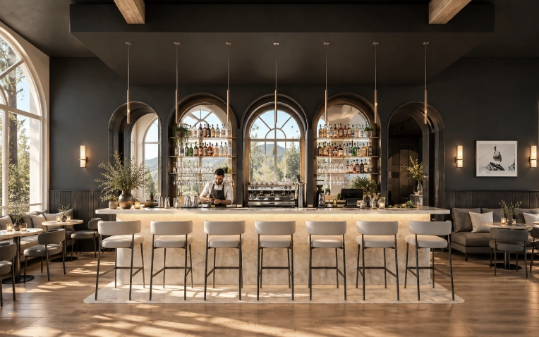 Contemporary, Restaurant