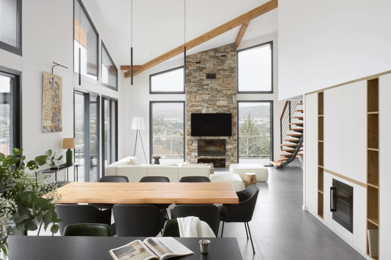 Contemporary, Living room