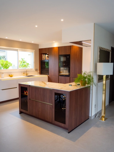 Kitchen, Chic, Consultation Visit, Full Project, Creation of exclusive furniture, 3D ambiance, Plan