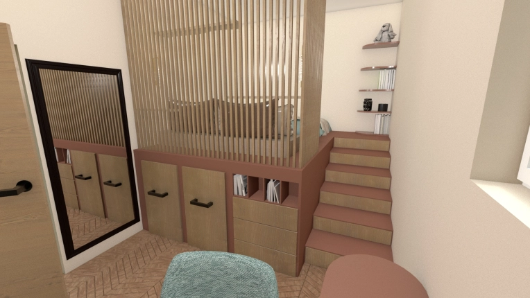 Bohemian, Room, Remote Coaching, 3D ambiance, Renovation