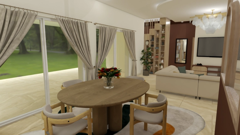 Living room, 3D ambiance