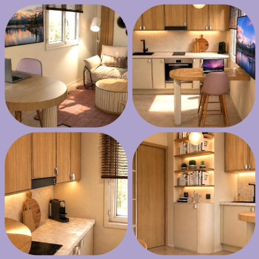 Contemporary, Flats / Apartments, Nature, Consultation Visit, Full Project, Remote Coaching, Shopping list, 3D ambiance, Plan