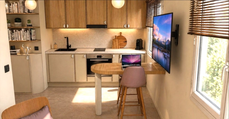 Contemporary, Flats / Apartments, Nature, Consultation Visit, Full Project, Remote Coaching, Shopping list, 3D ambiance, Plan