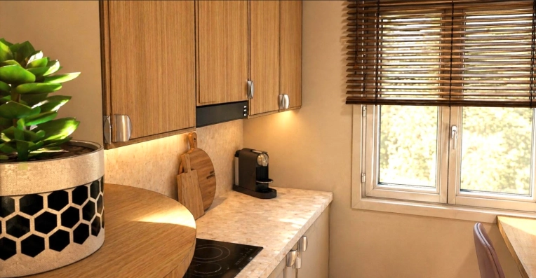 Contemporary, Flats / Apartments, Nature, Consultation Visit, Full Project, Remote Coaching, Shopping list, 3D ambiance, Plan