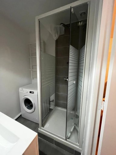 Industrial, Bathroom, Energy renovation, Plan, Renovation