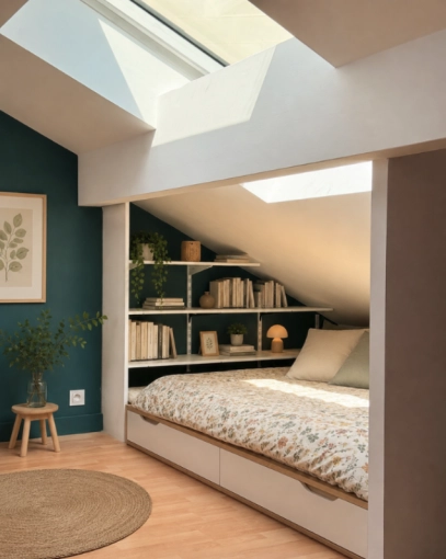 Bohemian, Scandinavian, Room, Consultation Visit, Creation of exclusive furniture, Shopping list, 3D ambiance, Plan, Renovation
