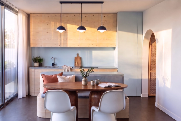 Minimalist, Contemporary, Scandinavian, Kitchen, Consultation Visit, Remote Coaching, Creation of exclusive furniture, Shopping list, 3D ambiance, Plan