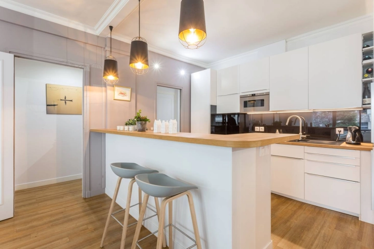 Contemporary, Kitchen, Chic