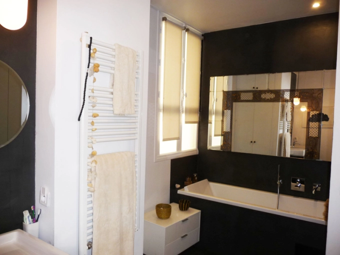 Bohemian, Bathroom, Chic, Full Project