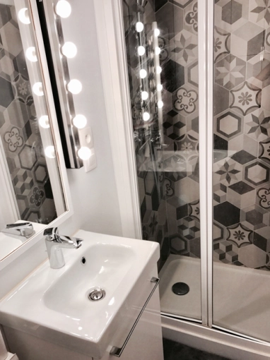 Bohemian, Bathroom, Chic, Full Project