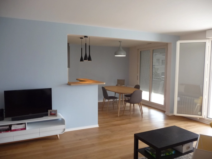 Contemporary, Chic, Dining room, Full Project