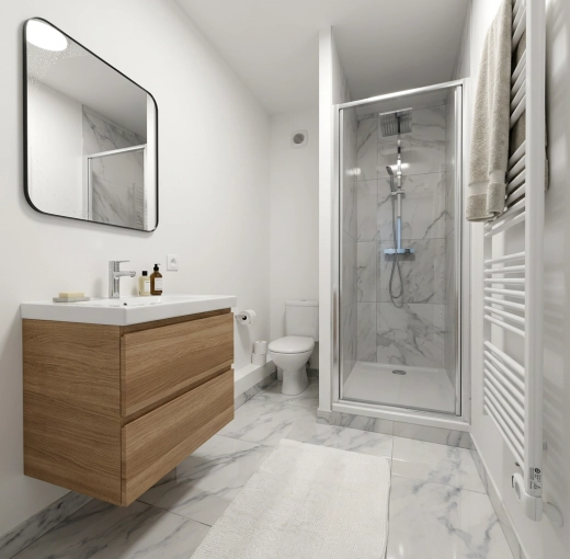Minimalist, Contemporary, Bathroom, Full Project, Shopping list, Renovation