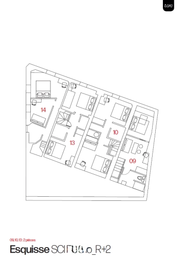 Hotel, Minimalist, Chic, Full Project, Coach shopping, Energy renovation, Plan, Renovation