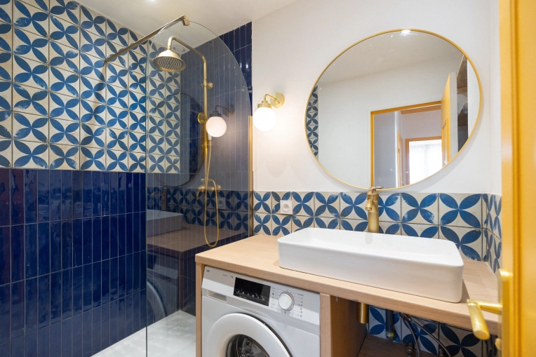 Bathroom, Full Project, Energy renovation, Creation of exclusive furniture, Shopping list, Plan, Renovation
