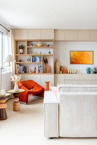 Contemporary, Living room, Full Project, Renovation