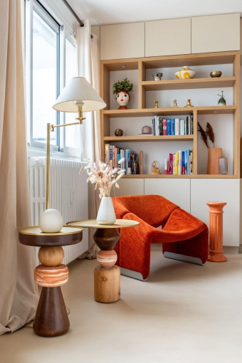 Contemporary, Living room, Full Project, Creation of exclusive furniture, Renovation