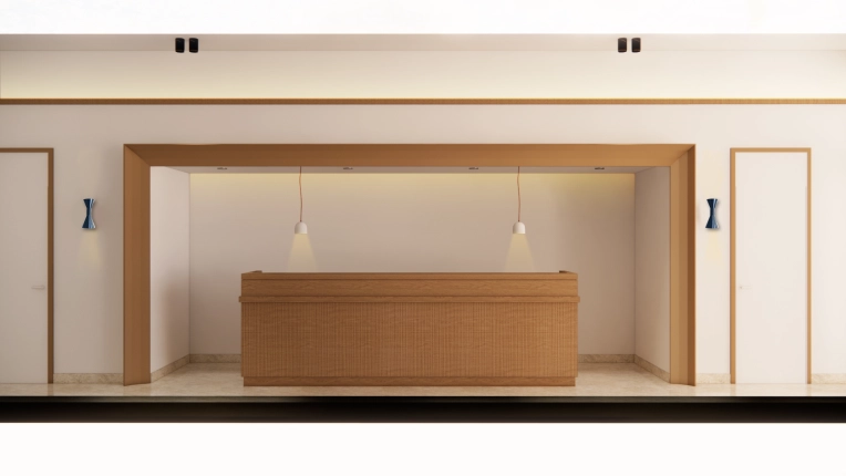 Minimalist, Contemporary, Chic, Office, Creation of exclusive furniture, 3D ambiance, Renovation