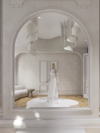 Minimalist, Retail / store, Chic, 3D ambiance
