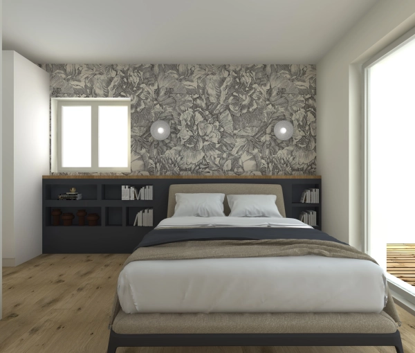 Room, 3D ambiance, Plan, Renovation