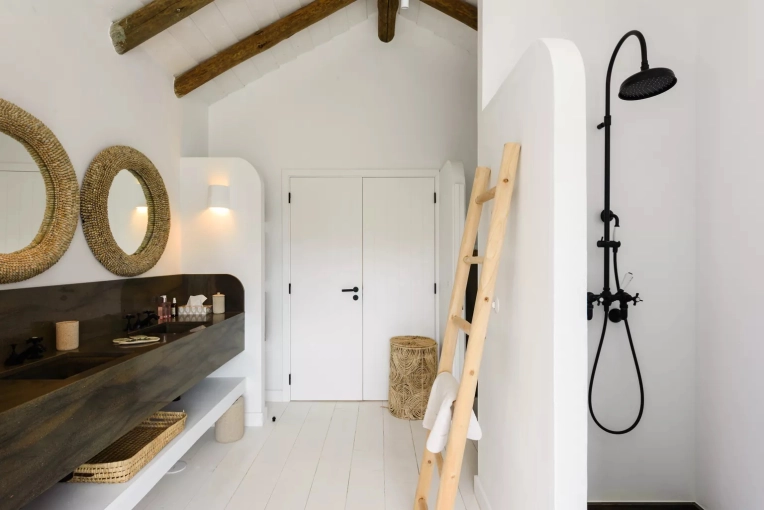 Vintage, Bathroom, Chic, Full Project