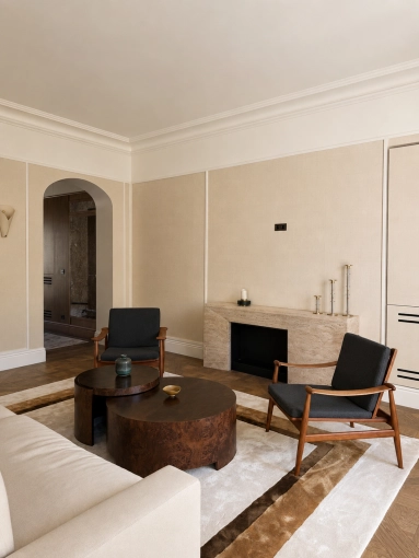 Chic, Living room, Full Project