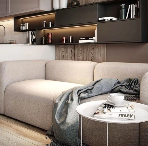 Minimalist, Contemporary, Chic, Living room