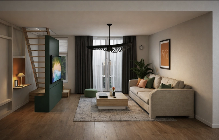 Home, Minimalist, 3D ambiance