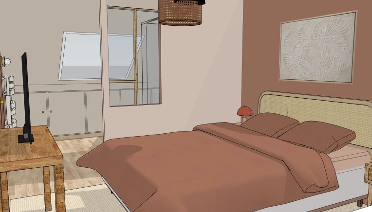 Home, Chic, 3D ambiance