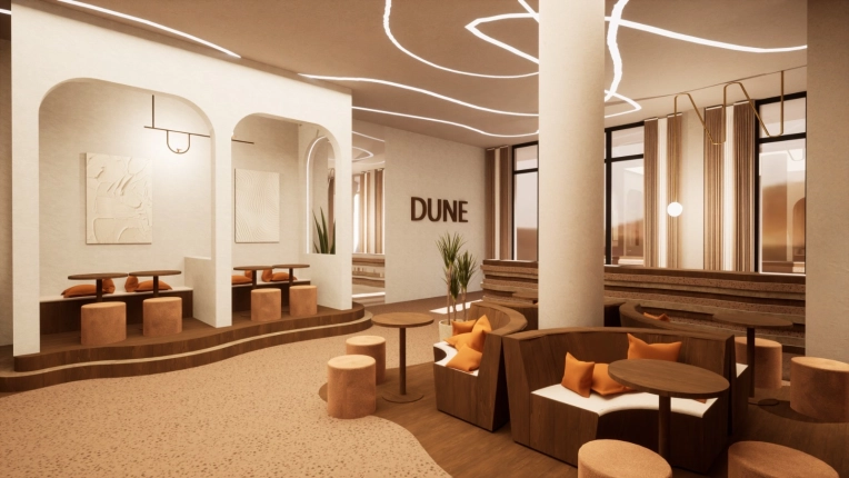 Hotel, Contemporary, 3D ambiance
