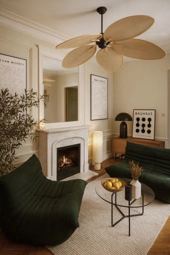Contemporary, Chic, Living room, Consultation Visit, Full Project, Creation of exclusive furniture, Shopping list, 3D ambiance, Plan, Renovation