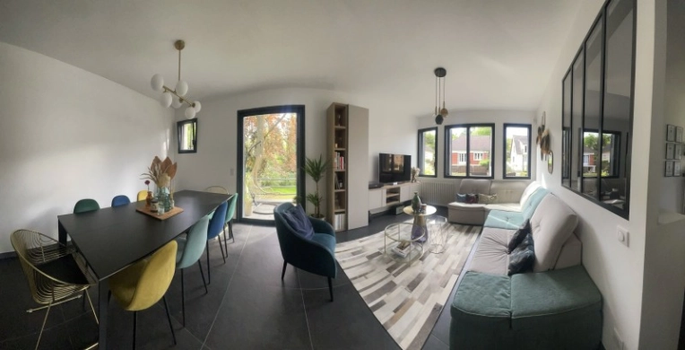Maison individuelle, Contemporain, Projet complet, Rénovation
