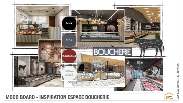 Contemporain, Commerce / magasin, Projet complet, Plan