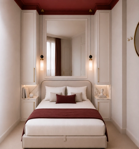 Hotel, Room, Chic, Dressing, Creation of exclusive furniture, 3D ambiance