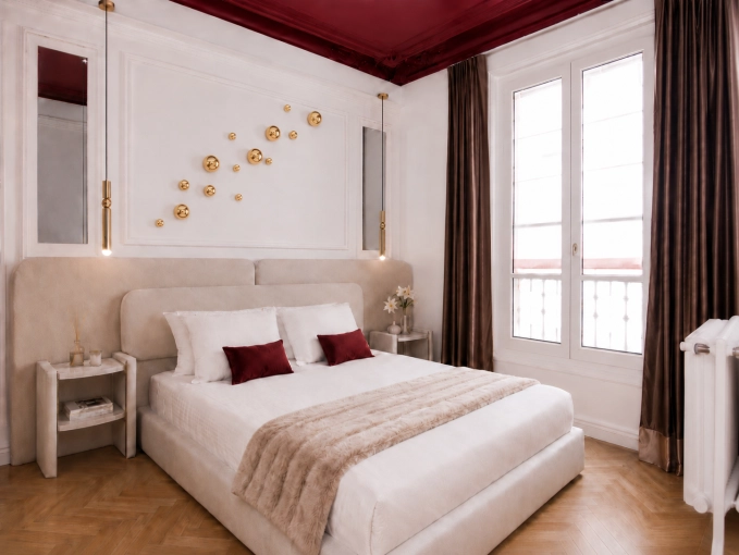 Hotel, Room, Chic, Creation of exclusive furniture, 3D ambiance