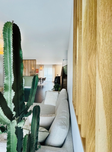 Contemporary, Scandinavian, Chic, Nature, Feng Shui, Living room, Creation of exclusive furniture, Plan